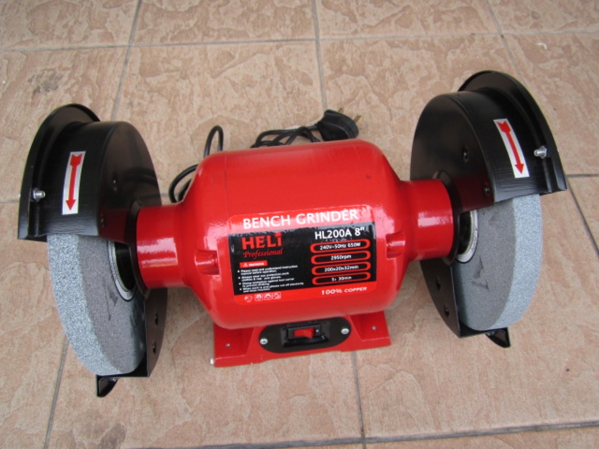 Heli 650W 8" Heavy Duty Industry Bench Grinder – MY Power Tools