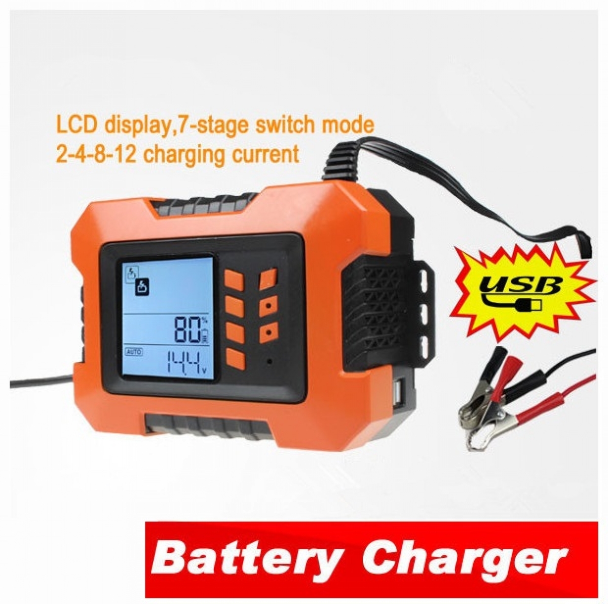MY Professional 12A Smart Battery Charger & Tester MY Power Tools