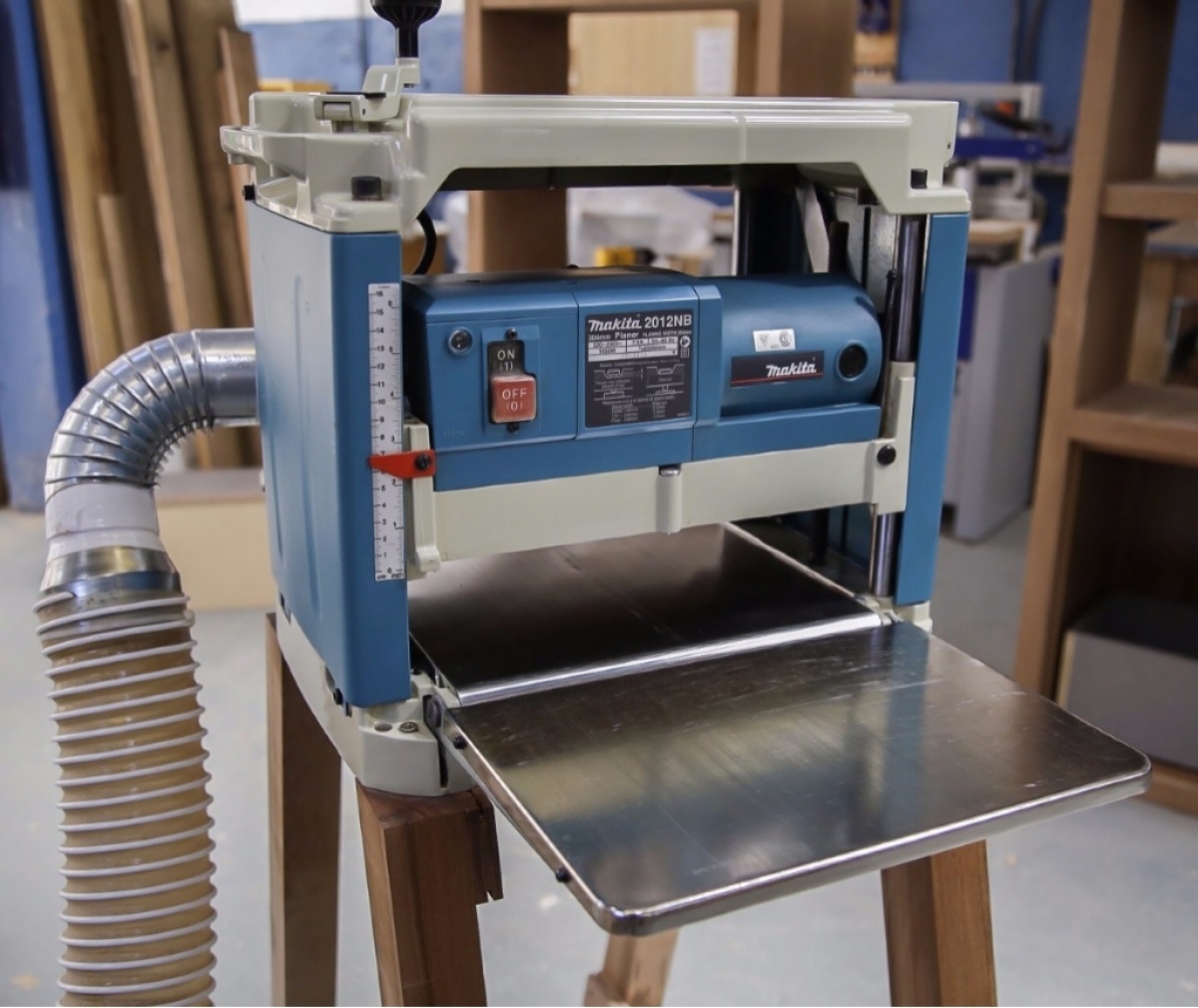 Makita 1650W (12") 304mm Portable Power Planer Thicknesser MY Power Tools