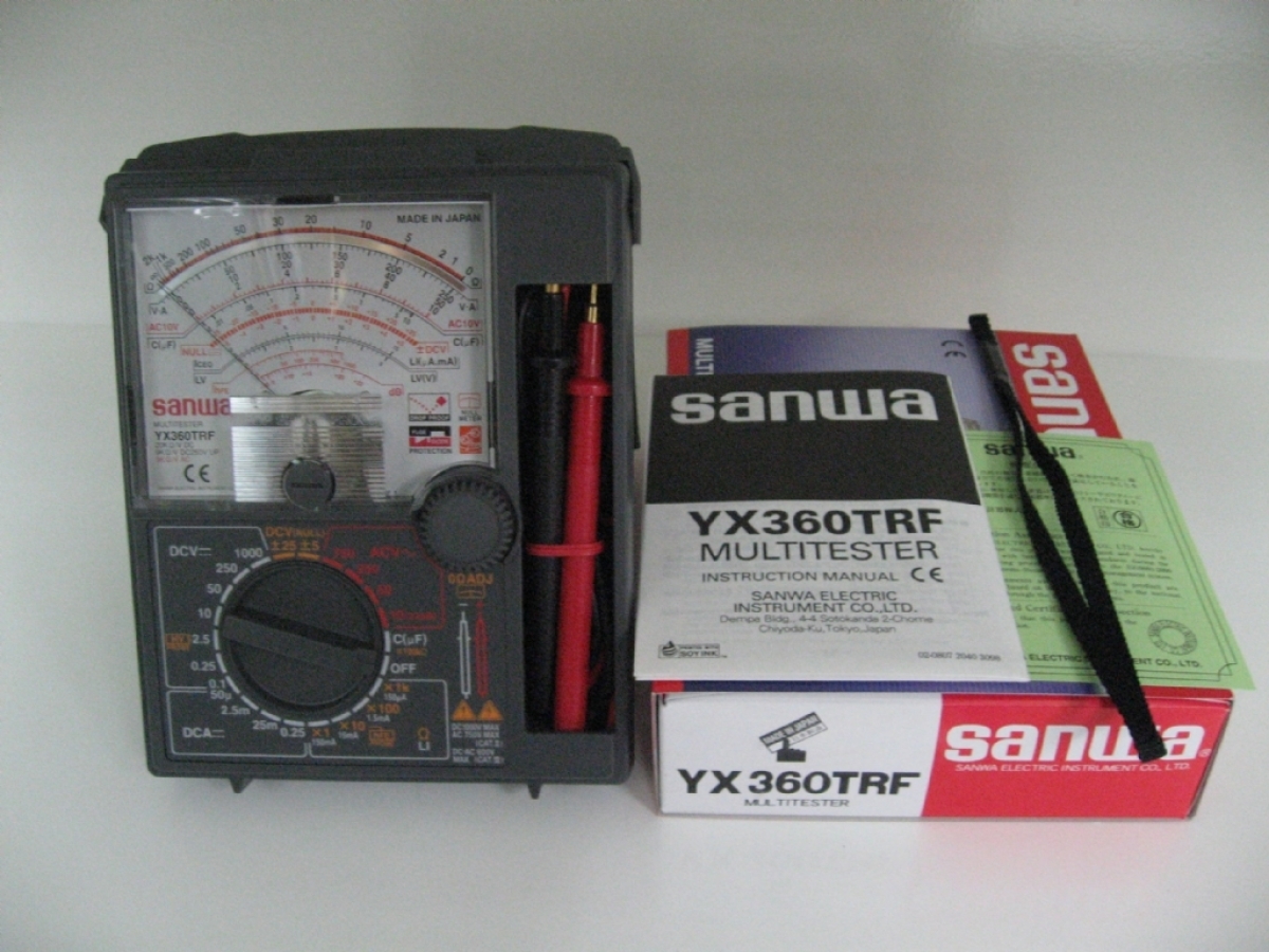 Sanwa Analog Multimeter Made in Japan (YX360TRF) MY Power Tools
