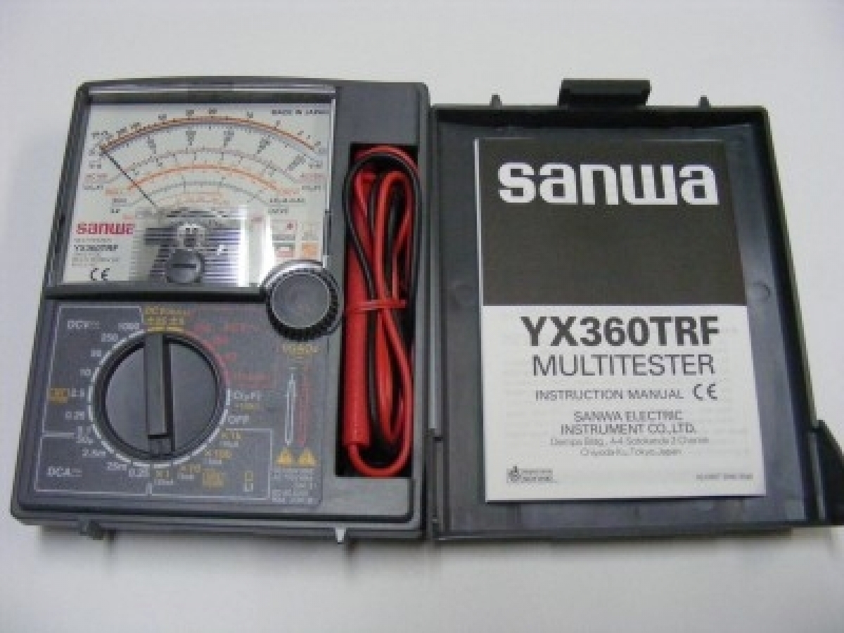 Sanwa Analog Multimeter Made in Japan (YX360TRF) MY Power Tools