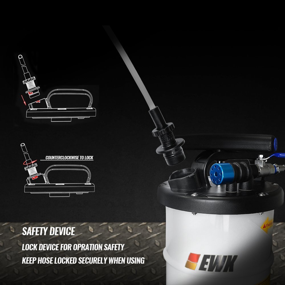 Mighty 6.5 L Pneumatic / Manual Operation Fluid Extractor MY Power Tools