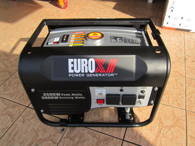Euro X 3500W Portable Gasoline Generator – MY Power Tools