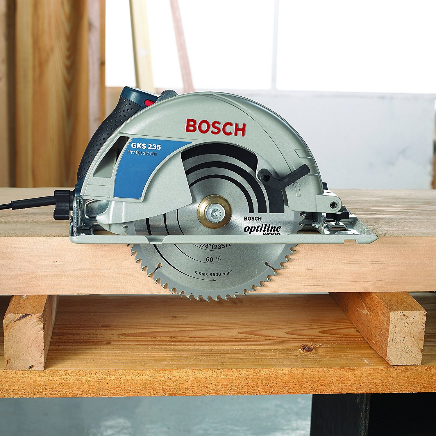 Bosch GKS 2,050W 235mm (91/4") HandHeld Circular Saw MY Power Tools