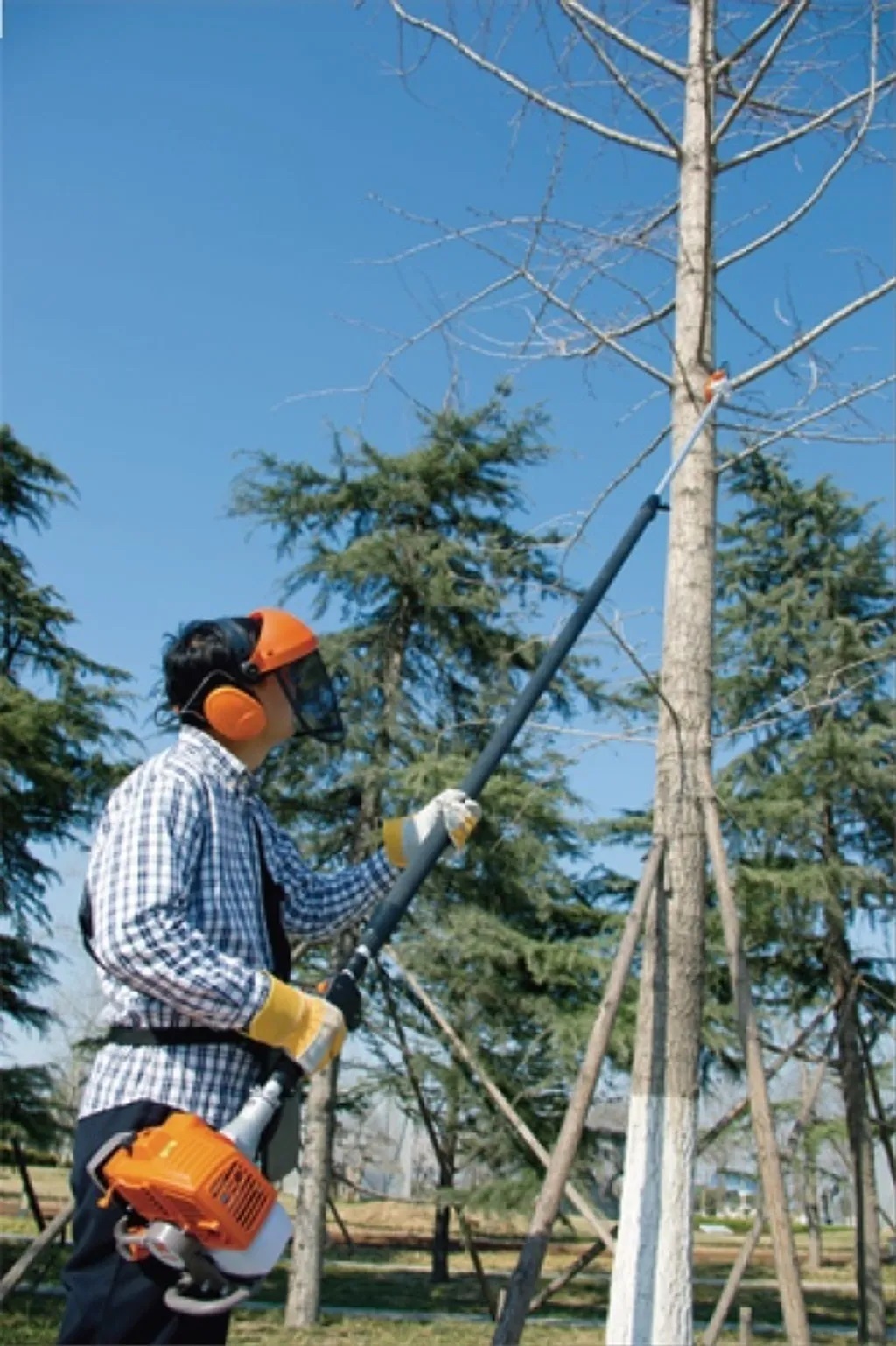 Kasei 27cc (2900-4250mm) Telescopic High Pole Pruner Saw Kasei 27cc (2900-4250mm) Telescopic High Pole Pruner Saw