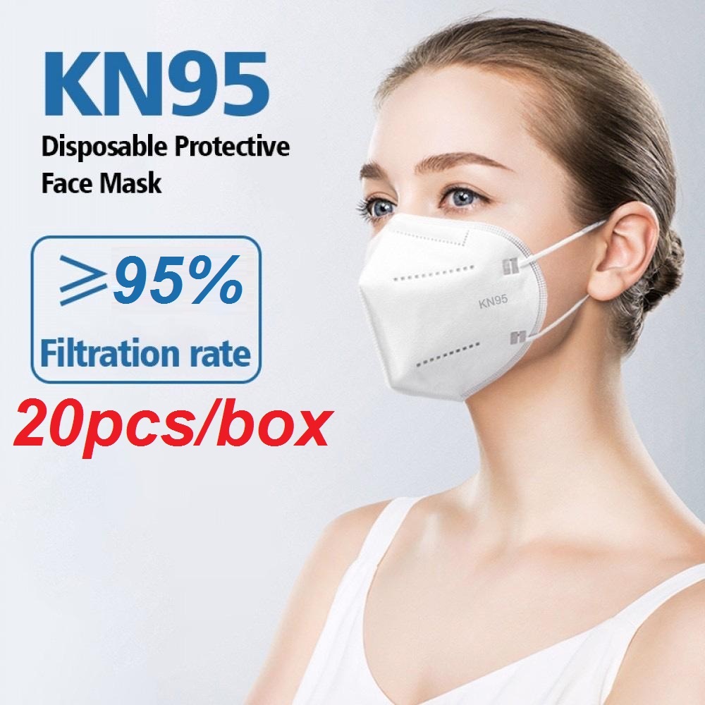 Mod 20pcs/box KN95 5-Ply Disposable Foldable Mask – MY Power Tools