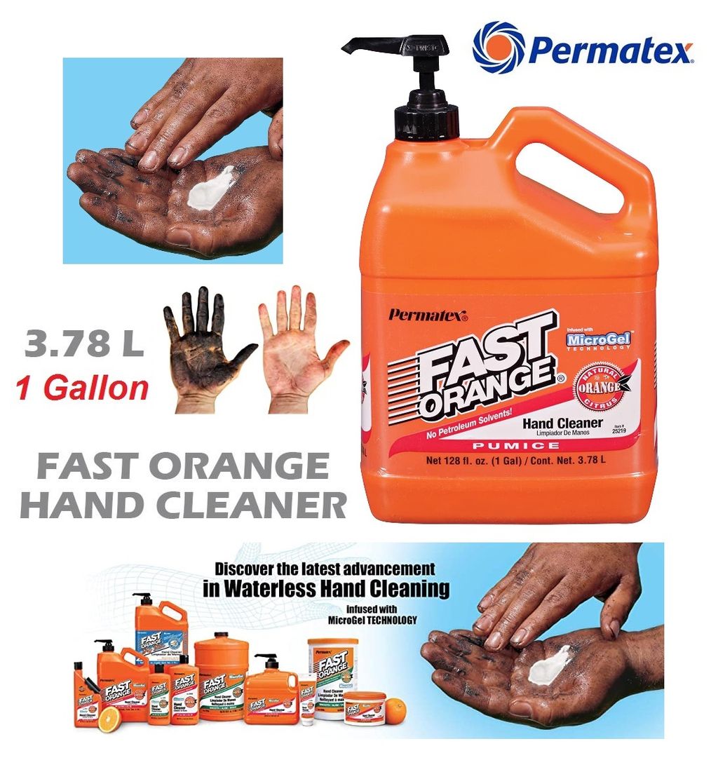 Permatex Fast Orange Fine Pumice Lotion Hand Cleaner - Beltco Malaysia
