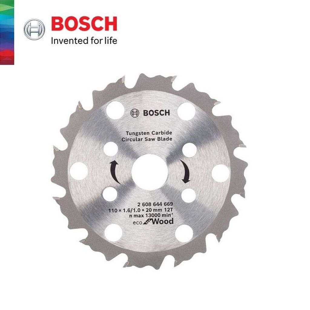 Bosch 110 x 20mm 12T Tungsten Carbide Circular Saw Blade Bosch 110 x 20mm 12T Tungsten Carbide Circular Saw Blade