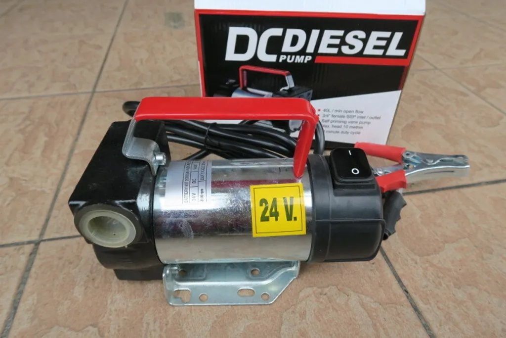 12V 24V DC Motor Elektrische Selbst Priming Diesel Transfer Pumpe