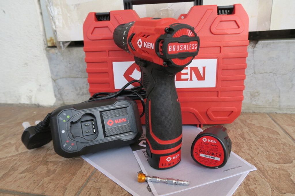 Ken Professional BL7312D-2 12V Lit-ion Brushless Hammer Drill – MY Power  Tools