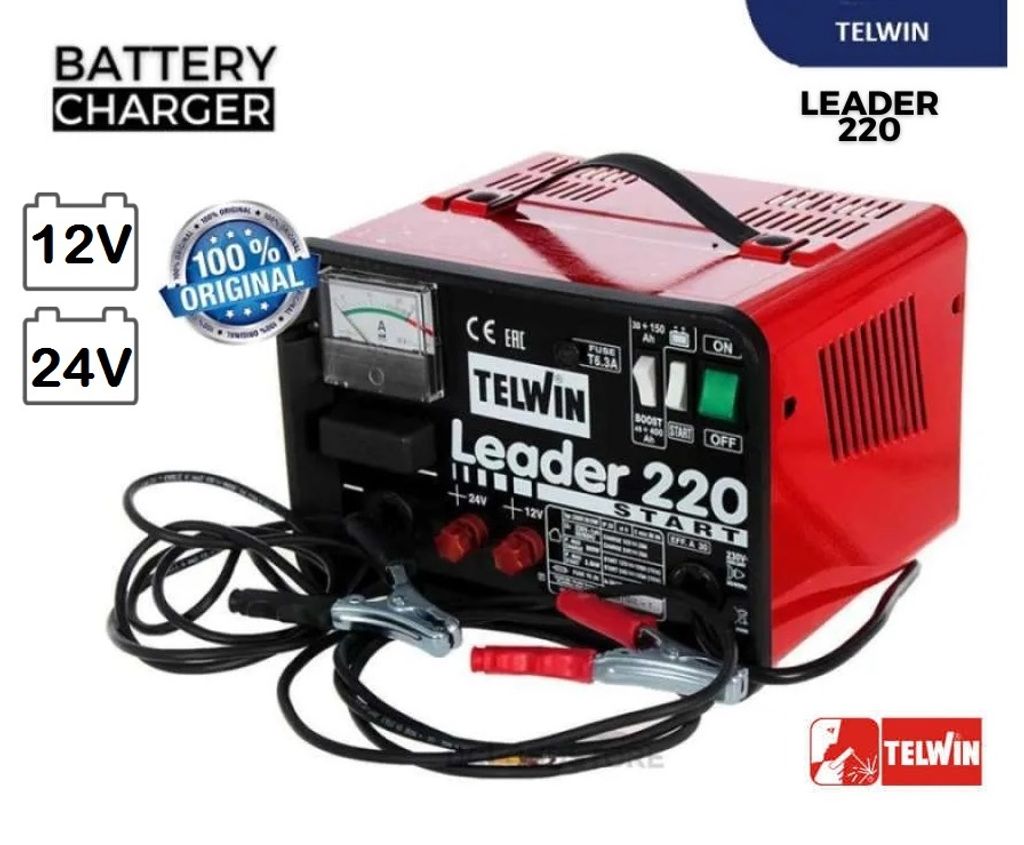 Comentarios y Reseñas Telwin Leader 220 - Cargador de batería y arrancador  en Oferta