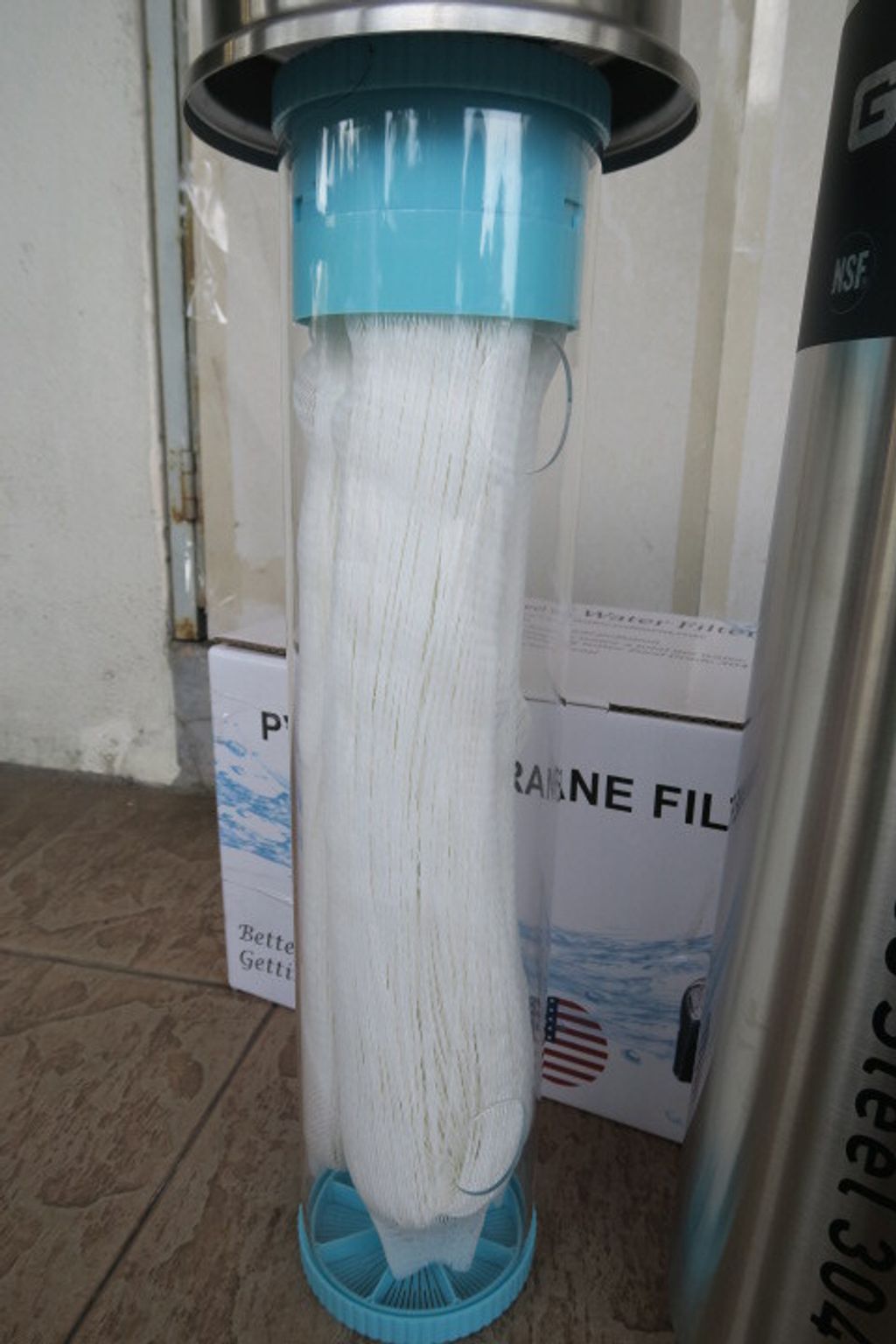 Gen Air 6000L Stainless Steel 304 PVDF Membrane Outdoor Water Filter
