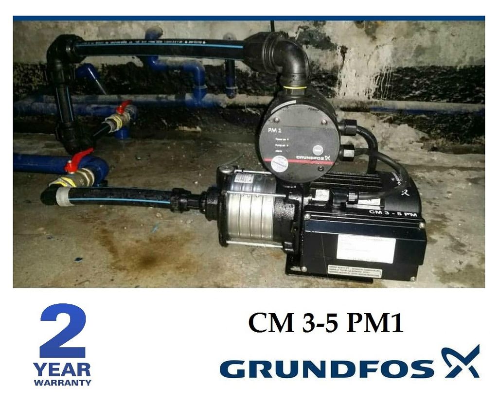 Grundfos 0 50kw Auto Multi Stage Pressure Booster Pump Cm3 5pm1 – My