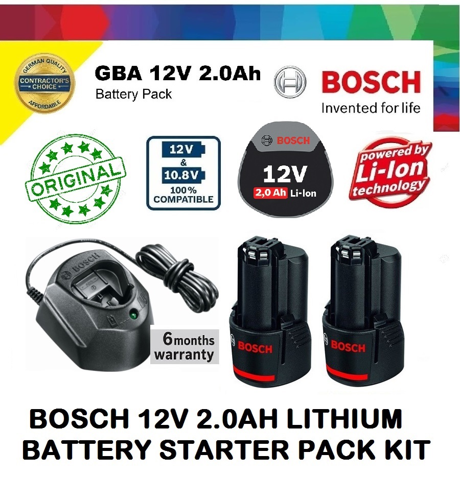 Batterie 12 V li-ion 2 Ah GBA 12V Bosch Professional