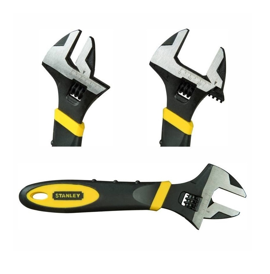 Stanley Maxsteel 250mm / 300mm Extra-Wide Adjustable Wrench – MY Power ...