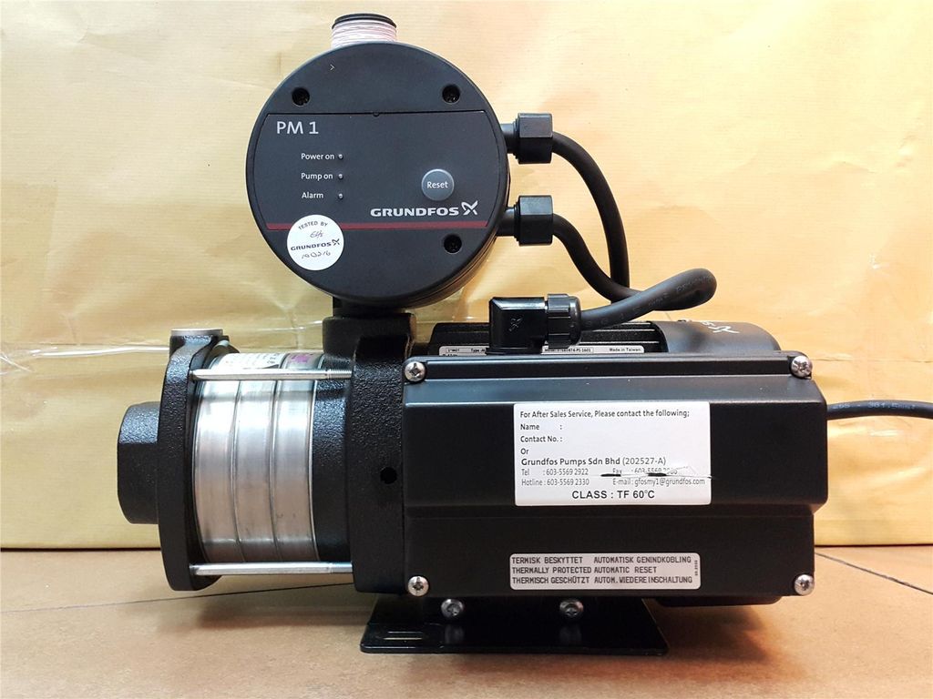 Grundfos 0 5kw Auto Multi Stage Pressure Booster Pump Cm3 4pm1 – My