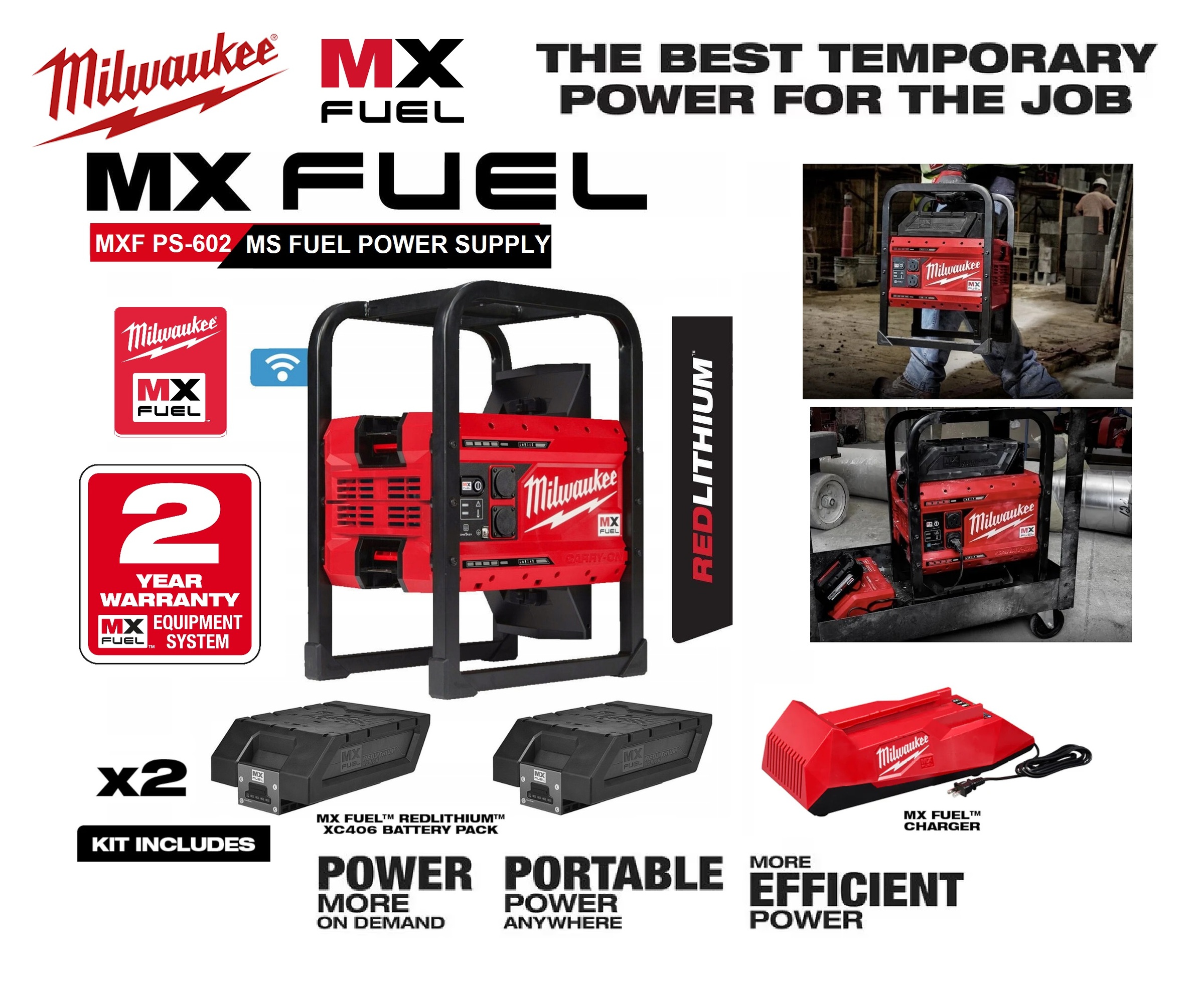 Milwaukee MXF-PS 3600W/1800W MX-FUEL Portable Power Station – MY