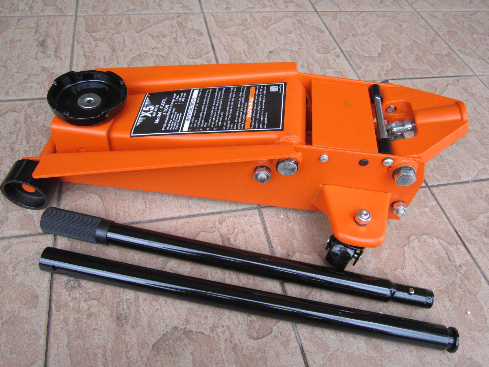 X5 Heavy Duty 3Tonne Professional Garage Floor Jack MY Power Tools