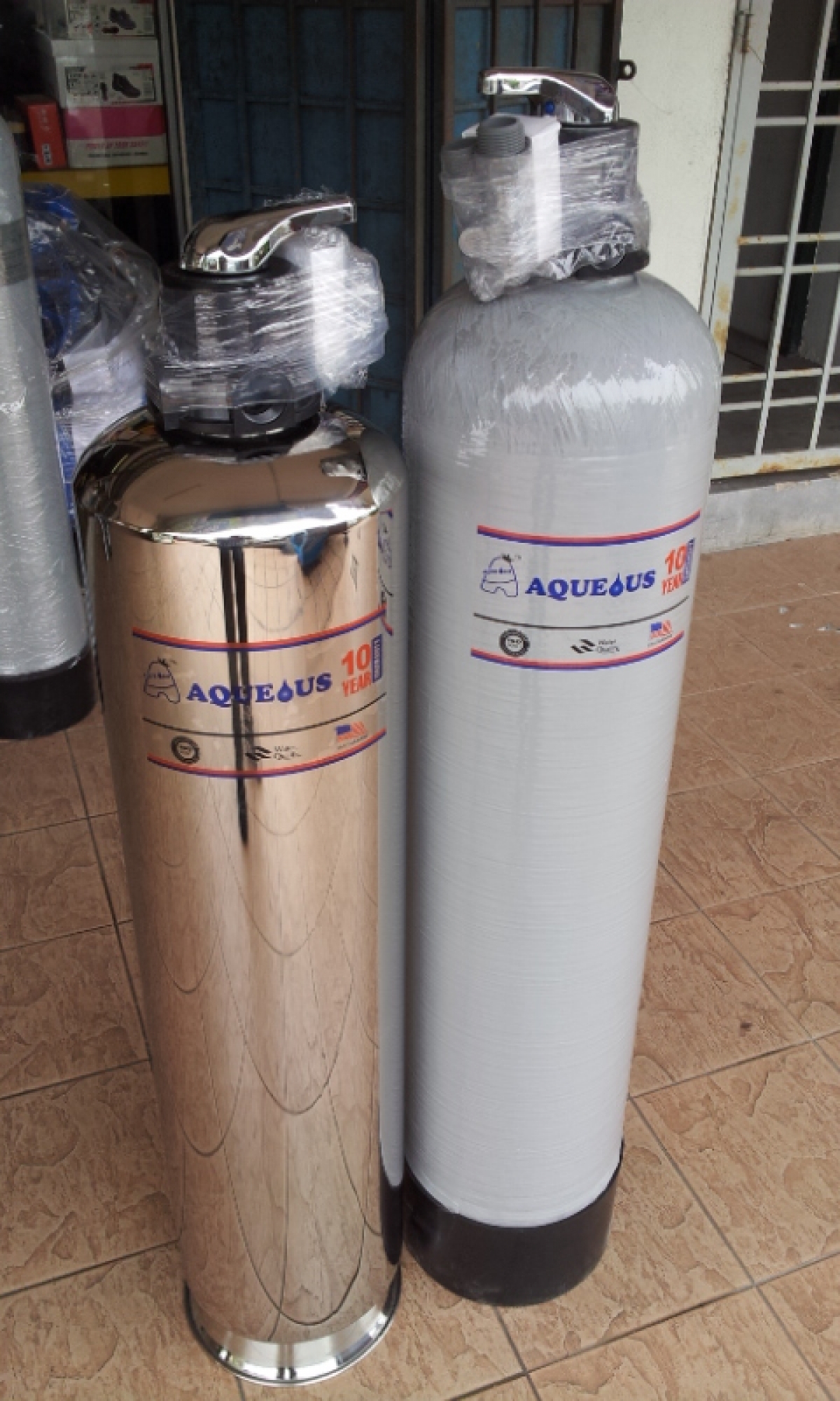 Aqueous 10" x 44" FRB Outdoor Water Filtration System MY Power Tools