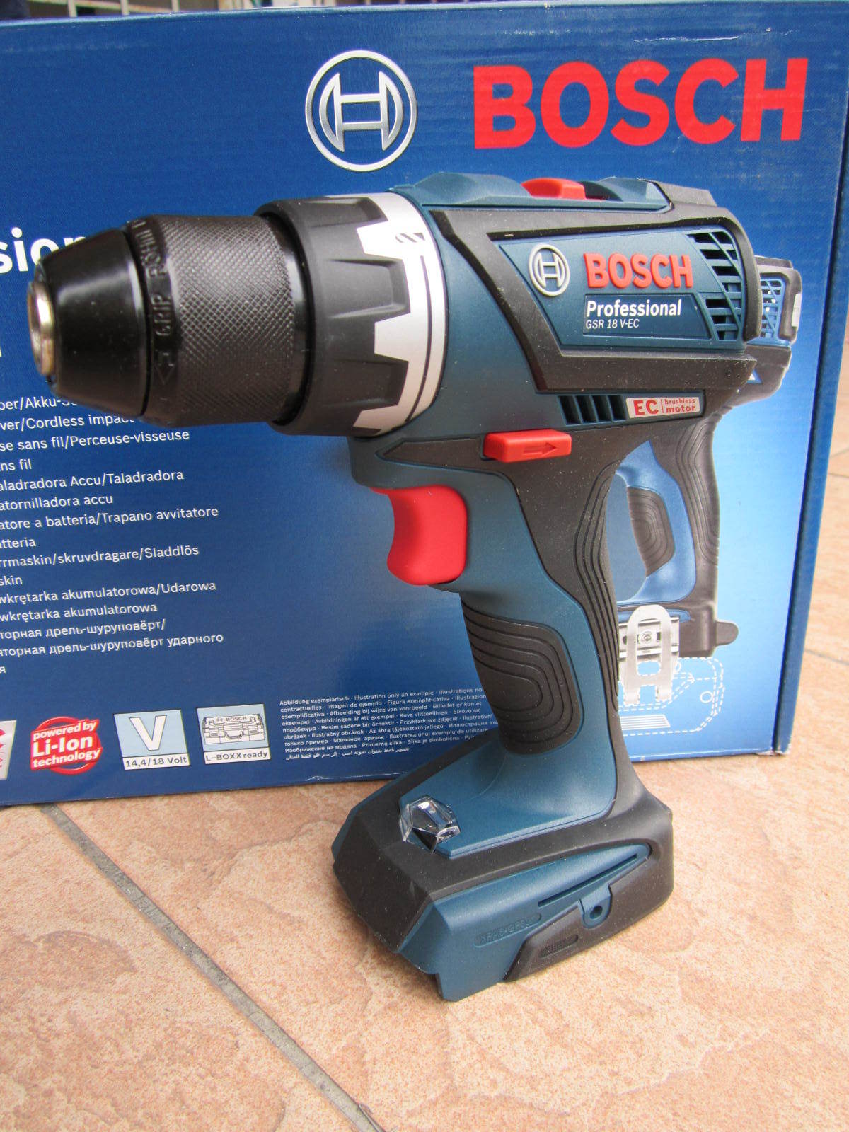 Bosch GSR 18VEC Brushless Cordless Drill Driver (Solo Unit) MY Power