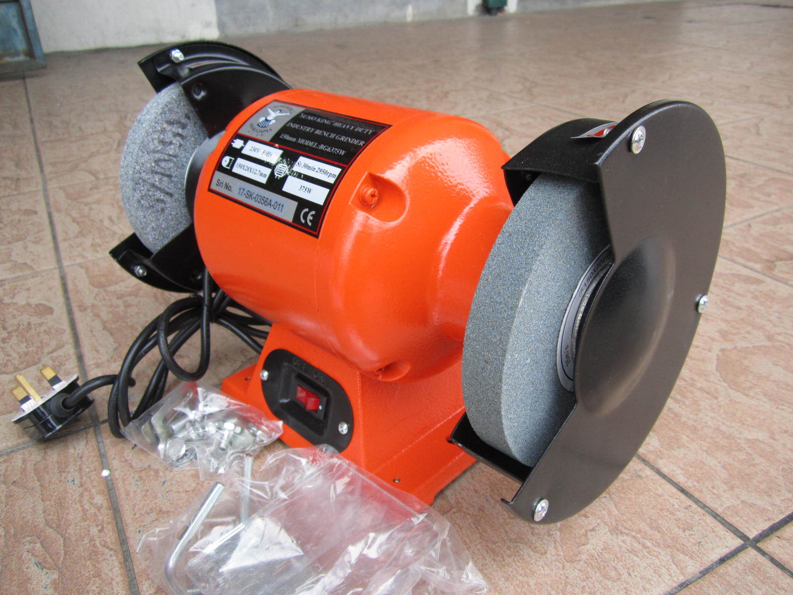 Sumo King 375w 6 Heavy Duty Industry Bench Grinder My Power Tools