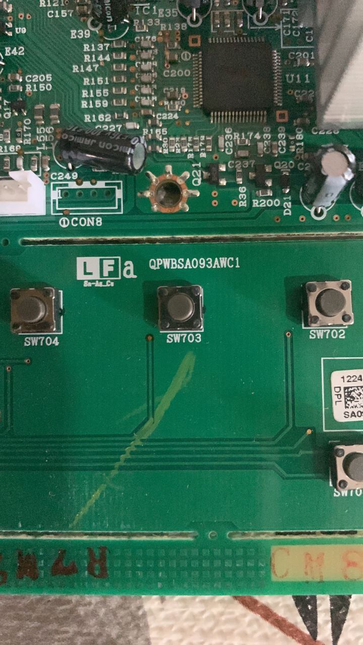 ZT21 Sharp Mainboard QPWBSA093AWC1 (4)