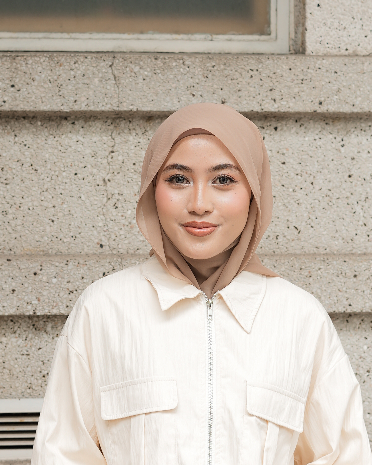 Ayu Bawal Shawl In Brown
