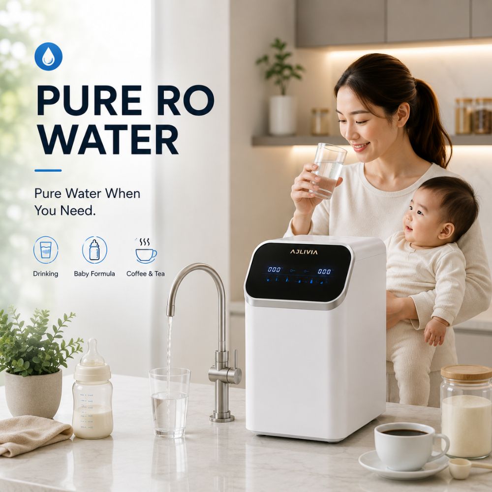 Pure RO Water for drinking baby formula coffee and tea AJLIVIA 2.2