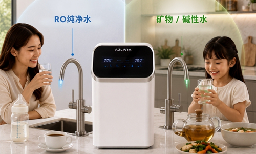 Home water purifier with RO and alkaline water options