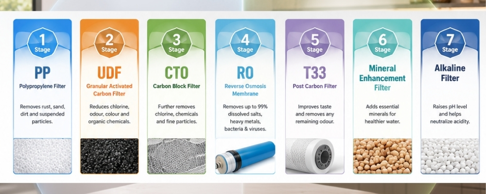 RO alkaline water purifier and dispenser package