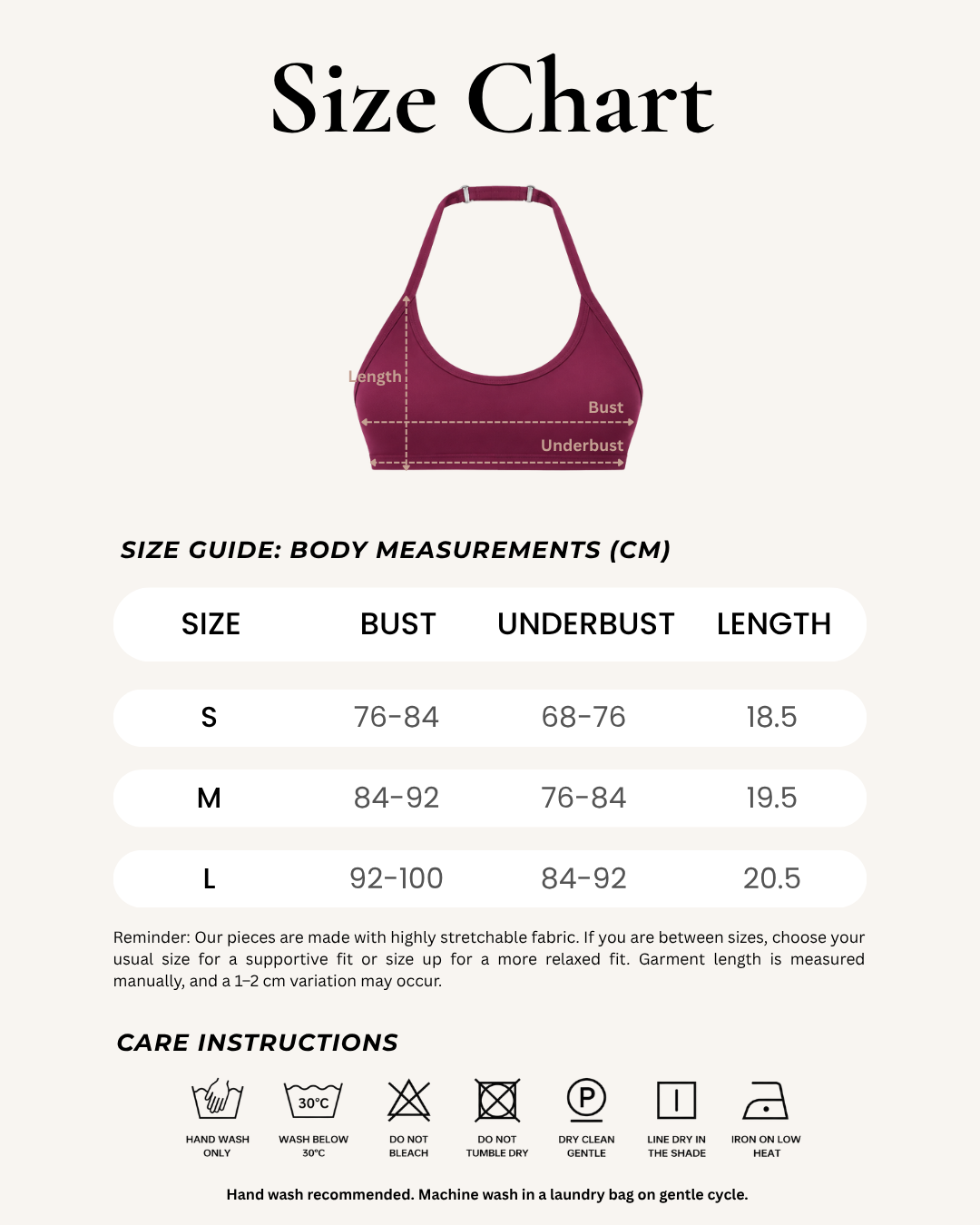 Size Bra