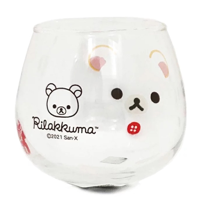 小白熊不倒翁玻璃杯