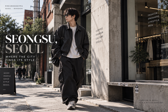 THE MEN'S EDIT | PreorderOppa | พรีออเดอร์แฟชั่นเกาหลี รองเท้า Sneakers