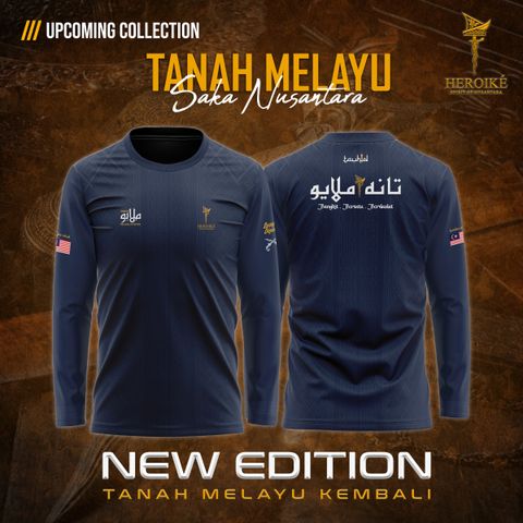POSTER TANAH MELAYU - DESIGN 1 LS NAVY