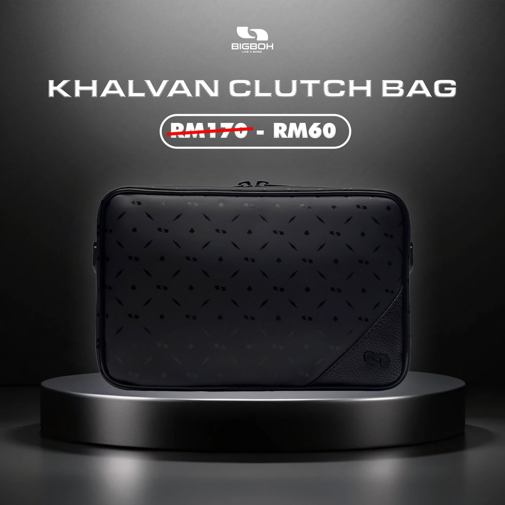 KHALVAN CLUTCH BAG POSTER price 60 (1)