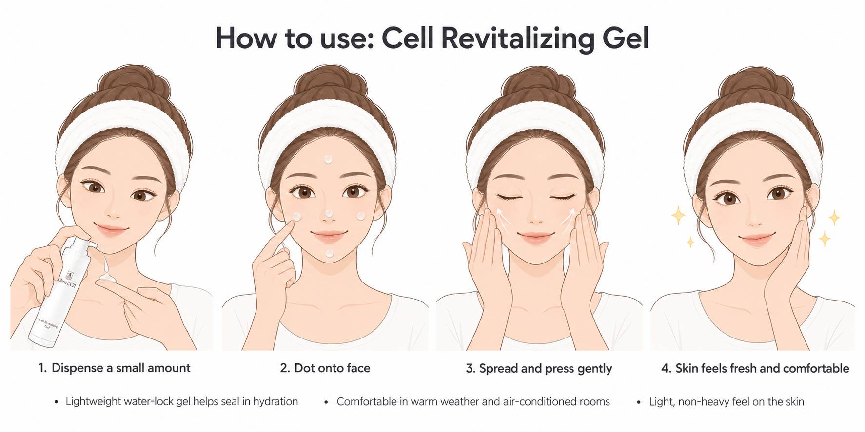 How to Use Cell Revitalising Gel
