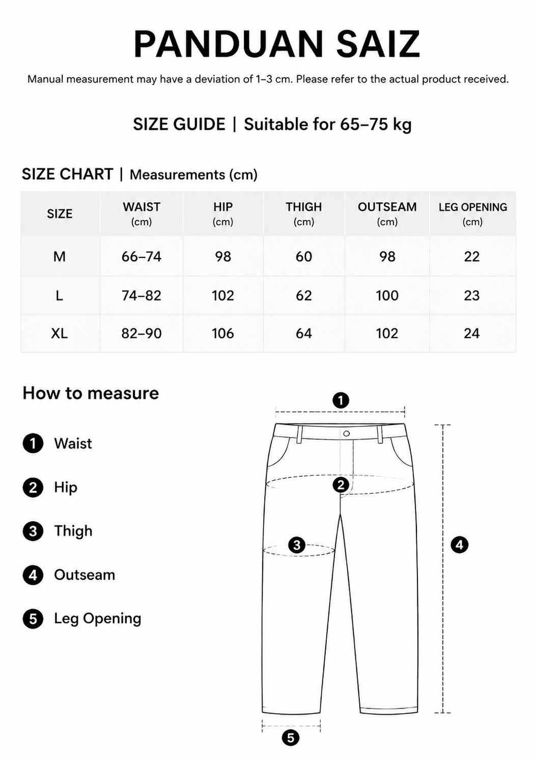 Nura Tailored Wide-Leg Pants size guide