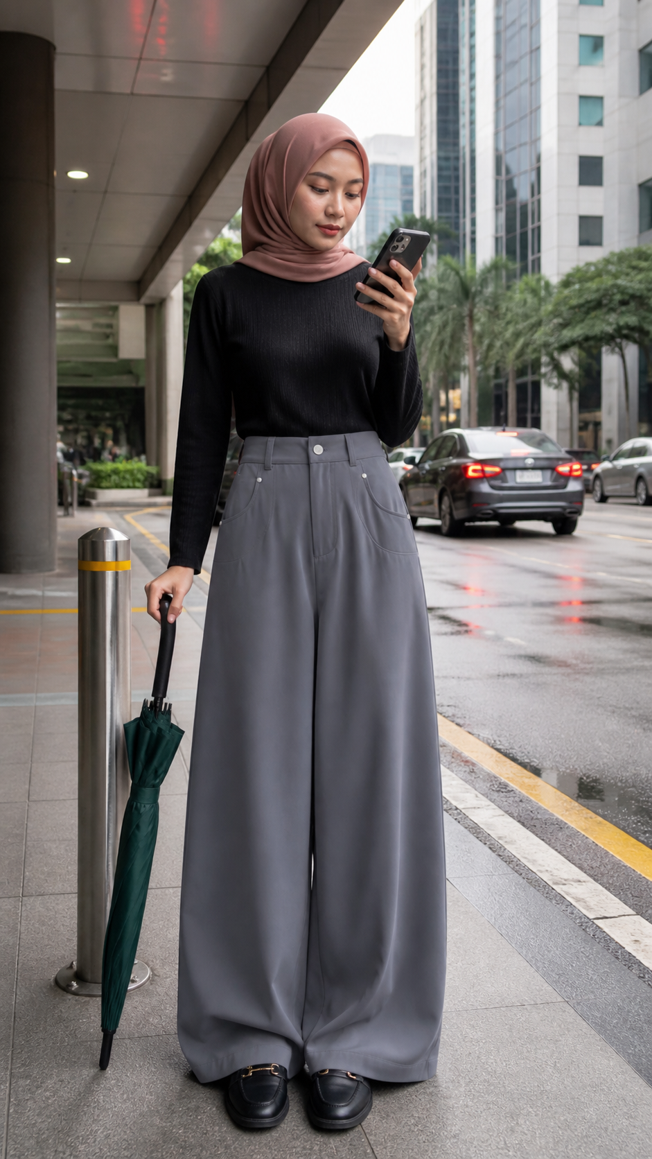 Irfan Modern Straight-Leg Pants lifestyle 2