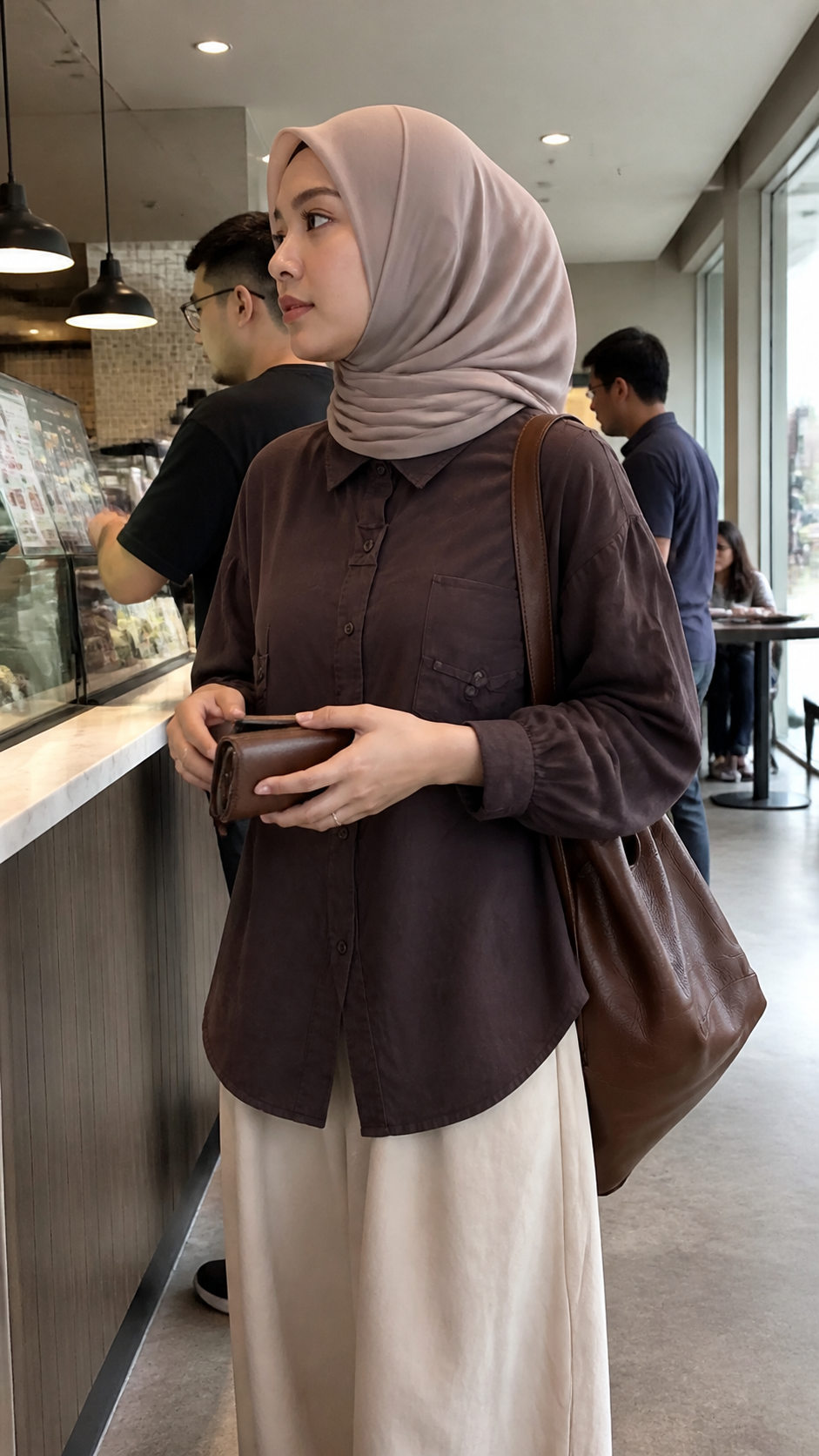 Raya Relaxed Collar Shirt styling 2