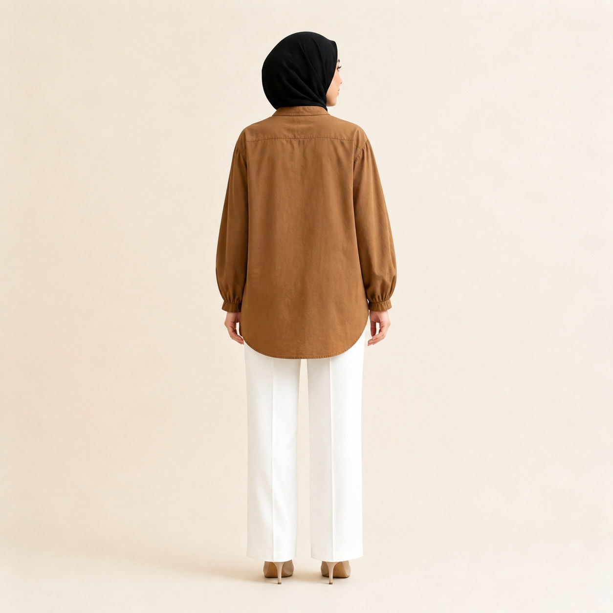 Amira Relaxed Utility Blouse back view
