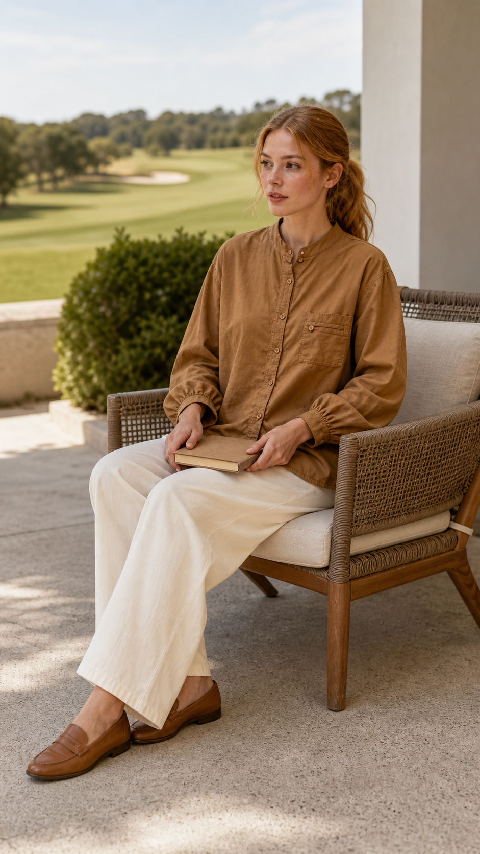 Amira Relaxed Utility Blouse styling 5