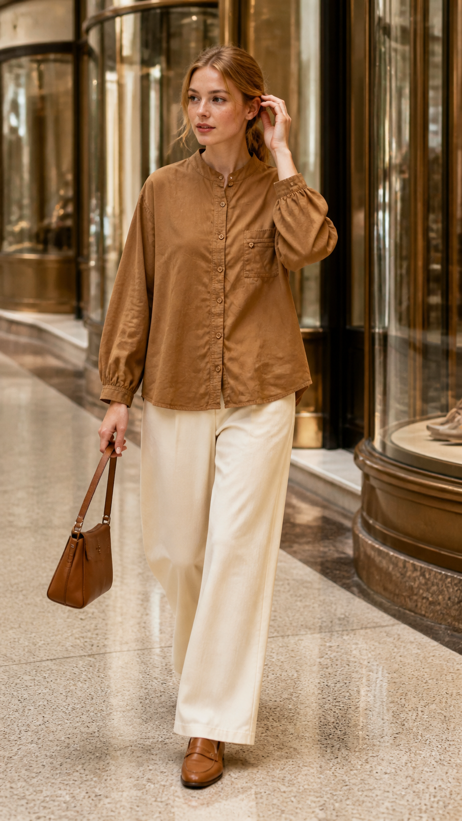 Amira Relaxed Utility Blouse styling 6