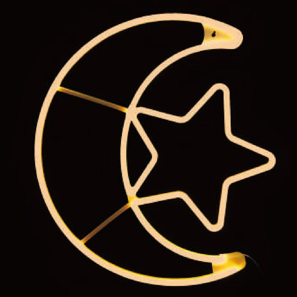 26-0136-月亮星星-暖白光60x60cm