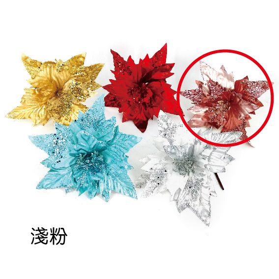 0394雙美聖誕紅-淺粉
