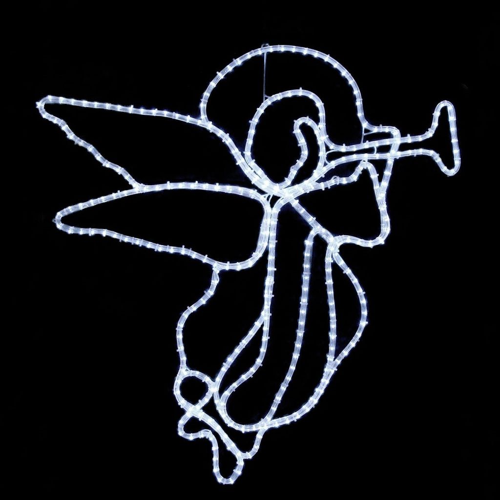 LED大天使-白光-108X100cm右