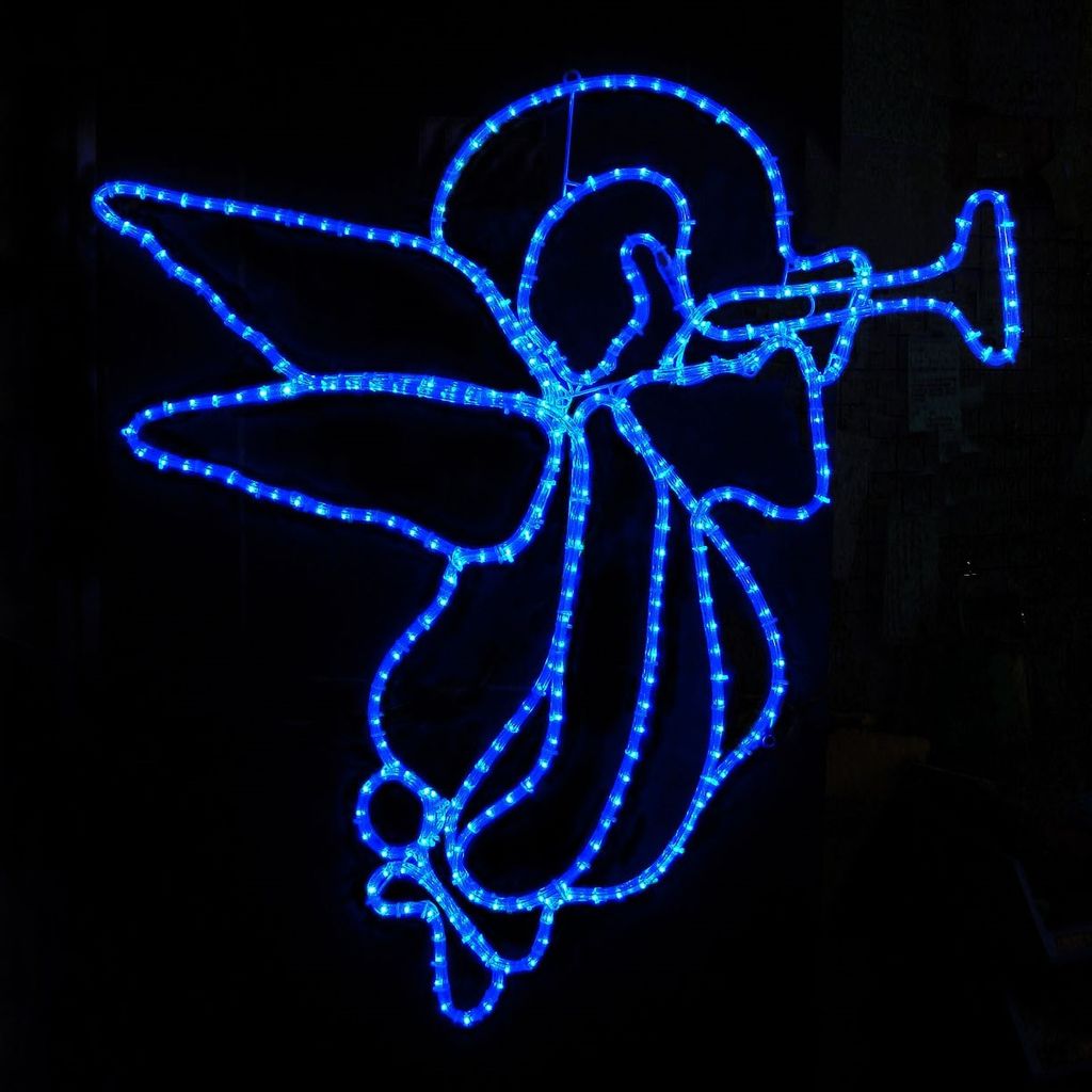LED大天使-藍光-108X100cm