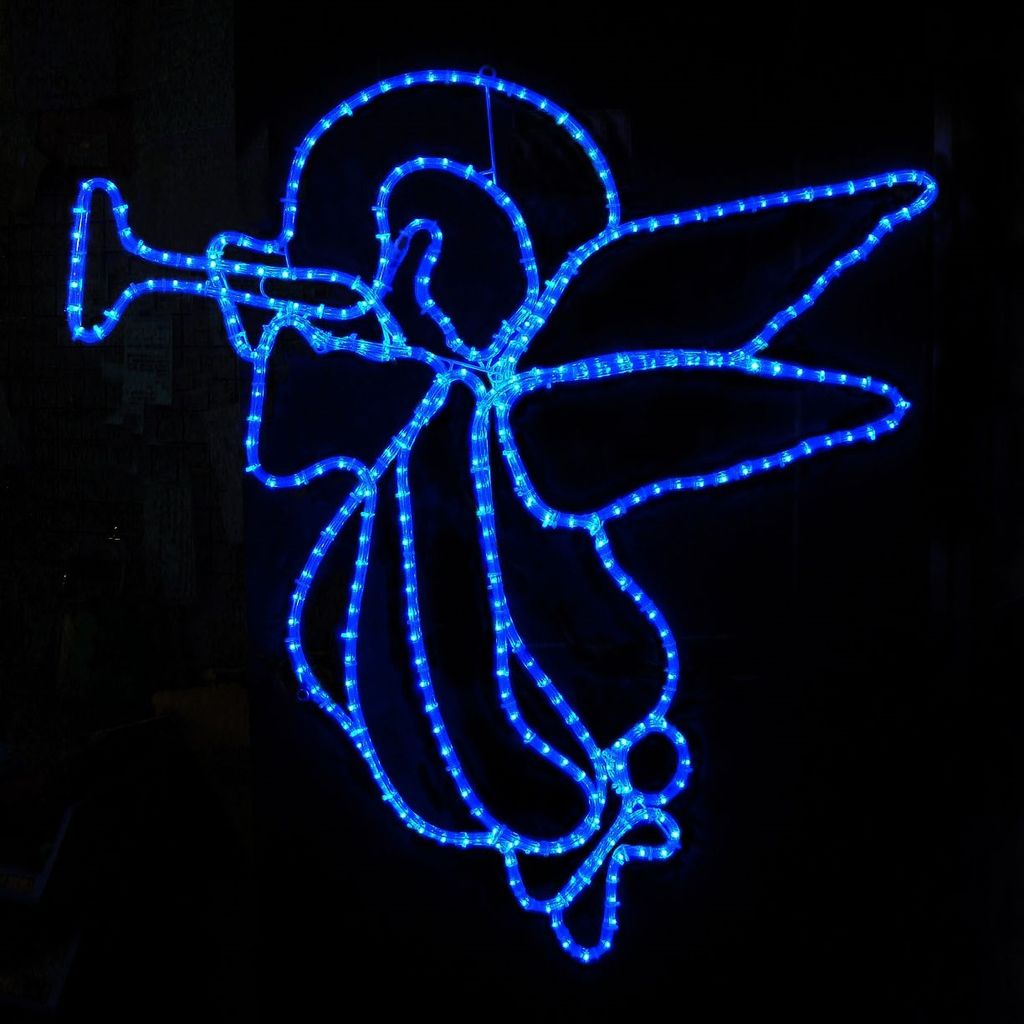 LED大天使-藍光-108X100cm左