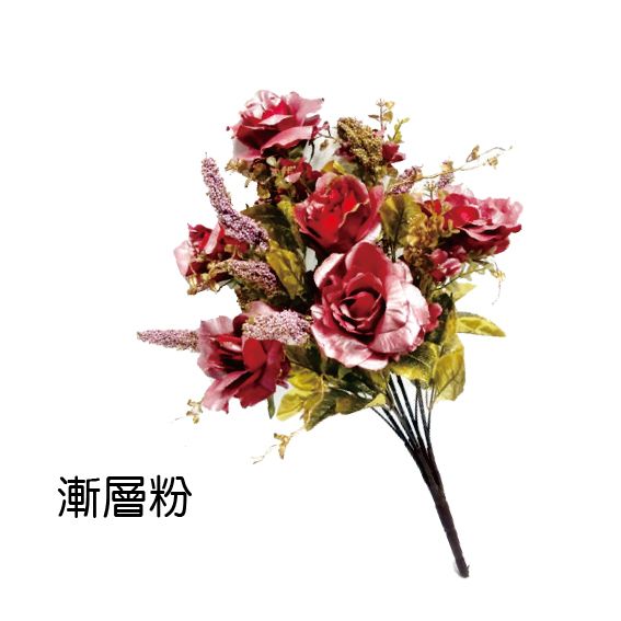 0406漸層粉玫瑰花束