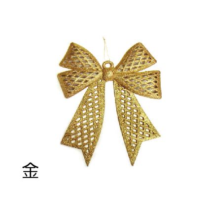 0329A大蝴蝶結吊飾-金