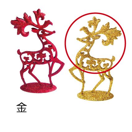 0357立體鐵片桌上型抬頭-金